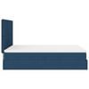 vidaXL Ottoman-Bett mit Matratze Blau 140x200 cm Stoff