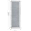 vidaXL Teppichl&auml;ufer BCF Grau mit Motiv 100x250 cm