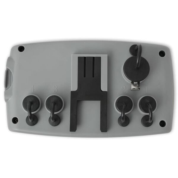 vidaXL Automatischer Bewässerungs-Timer mit 4 Stationen 3 V