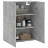 vidaXL Wandschrank Betongrau 69,5x34x90 cm