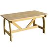 vidaXL Gartentisch 150 x 74 x 75 cm Impr&auml;gniertes Kiefernholz