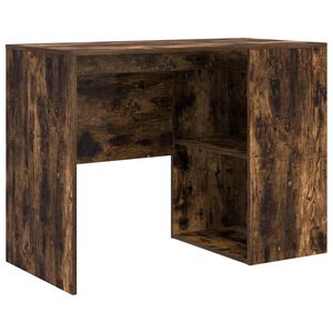 vidaXL Schreibtisch Ger&auml;ucherte Eiche Holzwerkstoff 102 x 50 x 75 cm
