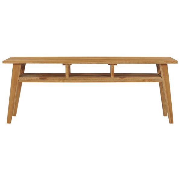 vidaXL TV-Schrank 120x35x45 cm Teak Massivholz