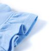 Kinder-T-Shirt mit Rüschenärmeln Hellblau 104