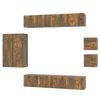 vidaXL 8-tlg. TV-Schrank-Set R&auml;uchereiche Holzwerkstoff