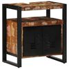vidaXL Waschbeckenunterschrank 55x35x60 cm Altholz Massivholz