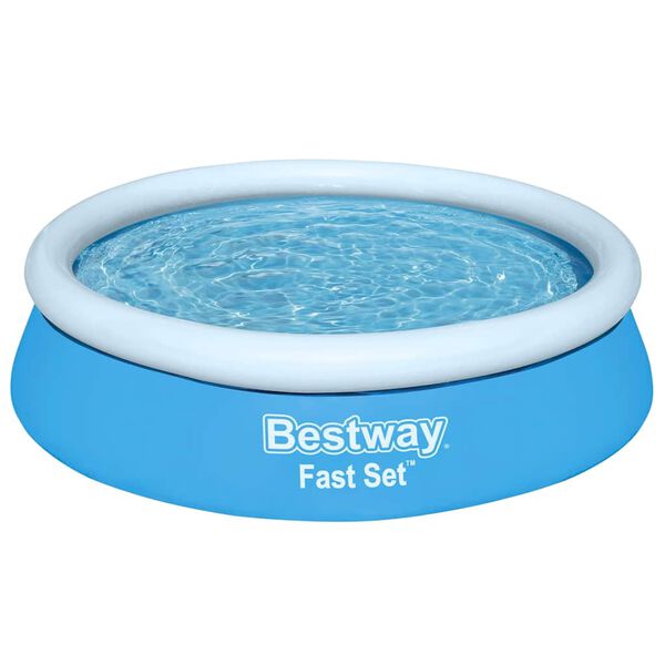 Bestway Fast Set Aufblasbarer Pool Rund 183x51 cm Blau