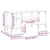 vidaXL TV-Schrank Grau Sonoma 102x35x45,5 cm Holzwerkstoff