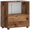 vidaXL Badezimmerschrank-Set TULUM Altholz 60 x 34 x 63 cm