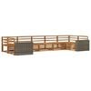 vidaXL Outdoor-Sofagarnitur 7 stk. Natur Massivholz Akazie