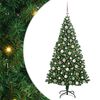 vidaXL K&uuml;nstlicher Weihnachtsbaum mit 300 LEDs mit St&auml;nder Gr&uuml;n 180 cm