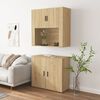 vidaXL Highboard Sonoma-Eiche Holzwerkstoff