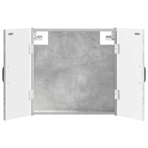 vidaXL Dartboard Schrank HOORN Betongrau 52,5 x 10,5 x 53,5 cm