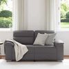 vidaXL 2-Sitzer-Sofa Grau 160x81x84 cm Kunstleder