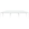 vidaXL Partyzelt 4 x 9 m Weiß