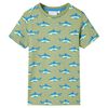 Kinder-T-Shirt Helles Khaki 104