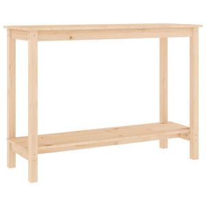 vidaXL Konsolentisch 110x40x80 cm Massivholz Kiefer