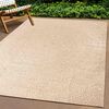 vidaXL Teppich ZIZUR Beige 160x230 cm Jute-Optik Indoor und Outdoor