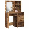 vidaXL Schminktisch 2 pcs Braun 50 x 41 x 135 cm Holzwerkstoff