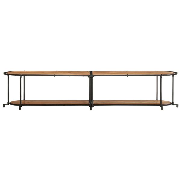 vidaXL TV-Regal 200x42x40 cm Massivholz Akazie