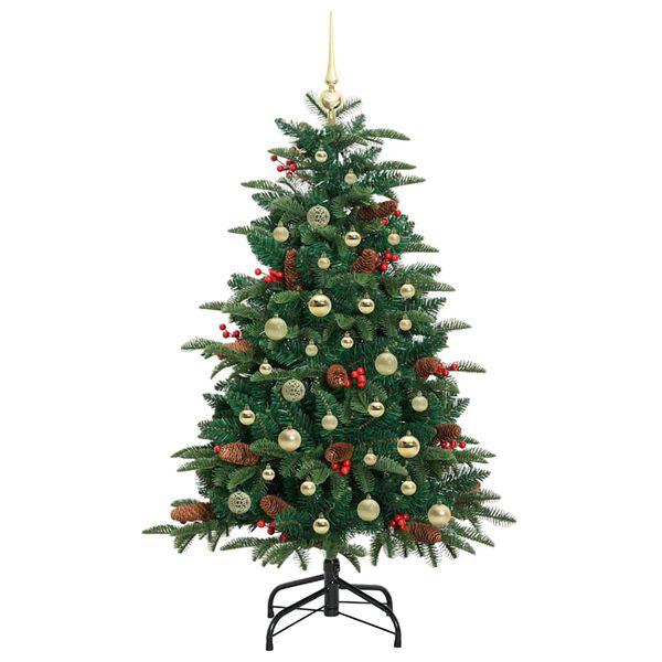 vidaXL K&uuml;nstlicher Weihnachtsbaum mit 150 LEDs mit St&auml;nder Gr&uuml;n 150 cm