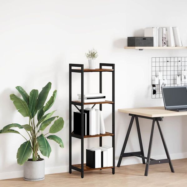 vidaXL B&uuml;cherregal Ger&auml;ucherte Eiche 40 x 30 x 85 cm Holzwerkstoff