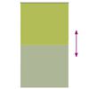 vidaXL Verdunkelungsrollo Gr&uuml;n 125x230cm Stoffbreite 121,6cm Polyester