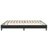 vidaXL Boxspringbett ohne Matratze Schwarz 200x220 cm Samt