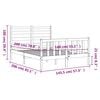 vidaXL Massivholzbett ohne Matratze 140x200 cm Kiefernholz