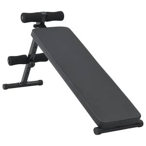 vidaXL Sitzbank Schwarz 124 x 33,5 x 55 cm Pulverbeschichteter Stahl
