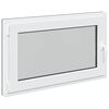 vidaXL Kellerfenster "RISOR" 100x60 cm Drehkipp DIN Links Anthrazit