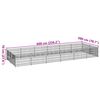 vidaXL Hundezwinger Schwarz 12 m&sup2; Stahl