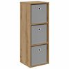 vidaXL Sideboard mit Schubladen Artisan-Eiche 30,5 x 27 x 84,5 cm