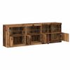 vidaXL LED-Sideboard Altholz 202 x 37 x 67 cm Holzwerkstoff