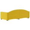 vidaXL Tagesbett Ausziehbar mit Schubladen Gelb 80x200 cm Samt