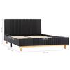 vidaXL Bettgestell Dunkelgrau Stoff 120&times;200 cm