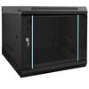 vidaXL Netzwerkschrank mit Speicher Schwarz 53 x 60 x 45 cm Stahl