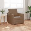 vidaXL Schlafsofa 60cm Cappuccino Kunstleder