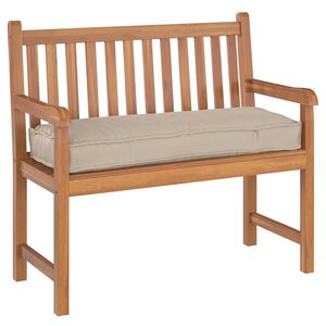 vidaXL Palettenkissen f&uuml;r Bank Taupe 110 x 40 x 8 cm Oxford Stoff