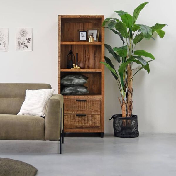 LABEL51 Teppich Jute Rund 180x180 cm XXL Armeegr&uuml;n