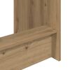 vidaXL Bett-Schreibtisch Artisan-Eiche 100 x 45 x 75 cm Holzwerkstoff