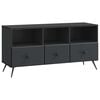 vidaXL TV-Schr&auml;nk Schwarz 102 x 34,5 x 50 cm Holzwerkstoff