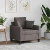 vidaXL Sessel Taupe 60 cm Stoff