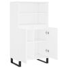 vidaXL Highboard Wei&szlig; 60x36x110 cm Holzwerkstoff