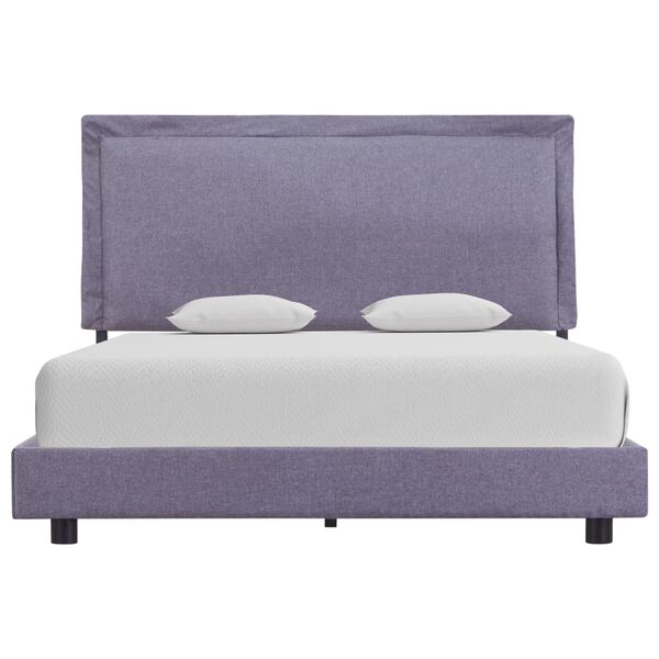 vidaXL Bettgestell Hellgrau Stoff 140x200 cm