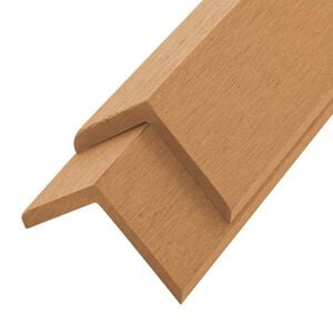vidaXL Winkelleisten 5 Stk. WPC 170 cm Teakholzfarbe