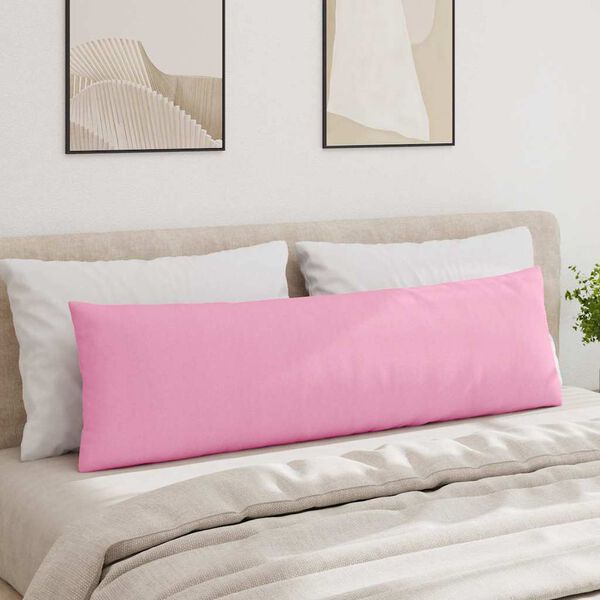 vidaXL Sofakissen 2 pcs Rosa 145 x 40 cm Stoff