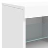 vidaXL Sideboard mit LED-Leuchten Weiß 81x37x67 cm