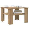 vidaXL Couchtisch Artisan-Eiche 60x60x42 cm Holzwerkstoff
