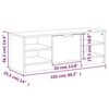 vidaXL TV-Schrank Sonoma-Eiche 102x35,5x36,5 cm Holzwerkstoff
